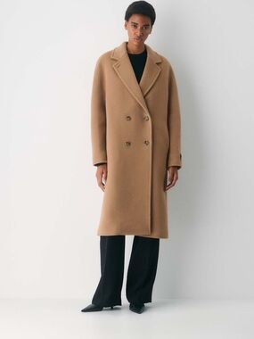 Aritzia Babaton Slouch Coat - Camel